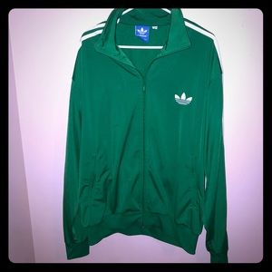Men’s Green Adidas Tracksuit Jacket